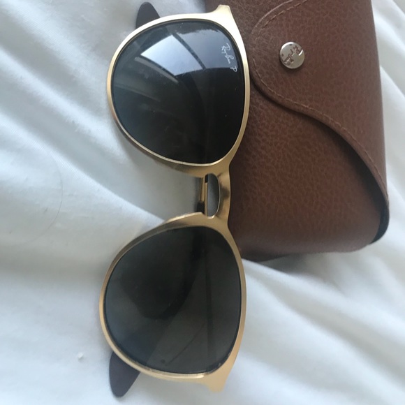 RayBan Erika Gold Polarized Sunglasses - Picture 2 of 5